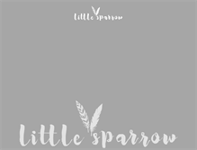 Tablet Screenshot of littlesparrowbeauty.com